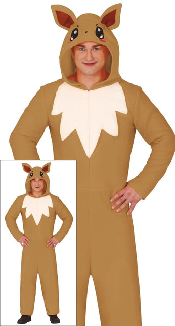 Vos Onesie Bruin Beige van Fiestas Guirca koop je bij Partywinkel