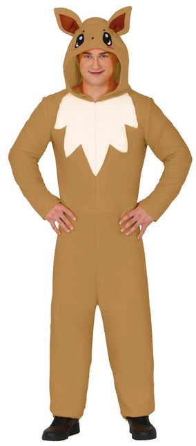 Vos Onesie Bruin Beige van Fiestas Guirca koop je bij Partywinkel