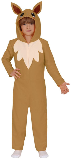 Vos Onesie Bruin Beige Kind van Fiestas Guirca koop je bij Partywinkel