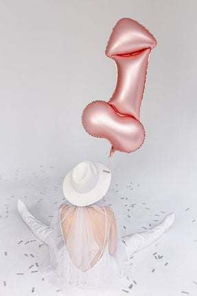 Vrijgezellenfeest Helium Ballon Piemel Leeg van Partydeco koop je bij Partywinkel