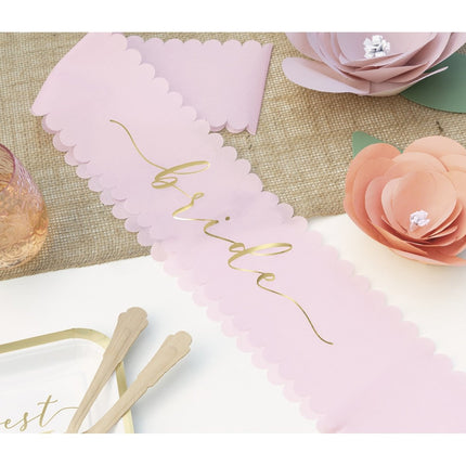 Vrijgezellenfeest Sjerp Goud Roze 1,56m van Unique koop je bij Partywinkel