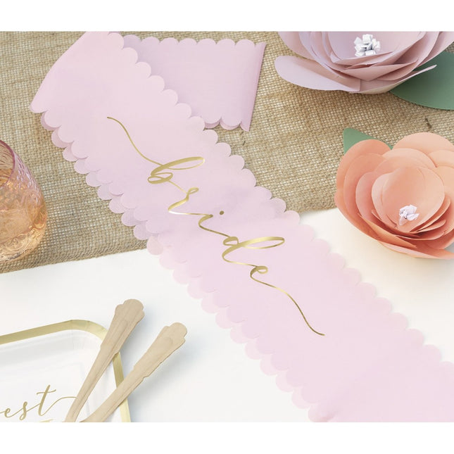 Vrijgezellenfeest Sjerp Goud Roze 1,56m van Unique koop je bij Partywinkel