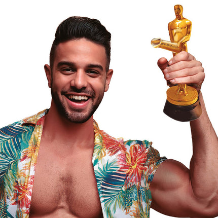 Vrijgezellenfeest Standbeeld Goud 20cm van Fiestas Guirca koop je bij Partywinkel