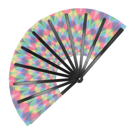 Waaier Rave rush XL (64 cm) van Boland koop je bij Partywinkel