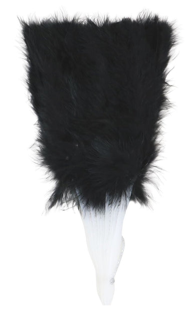 Waaier Zwarte Veren van Fiestas Guirca koop je bij Partywinkel