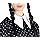 Wednesday Addams Kostuum Met Pruik Dames van Ciao International koop je bij Partywinkel