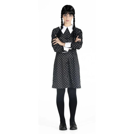 Wednesday Addams Kostuum Met Pruik Dames van Ciao International koop je bij Partywinkel