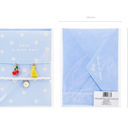 Wenskaart Armbanden 14,8cm van Partydeco koop je bij Partywinkel