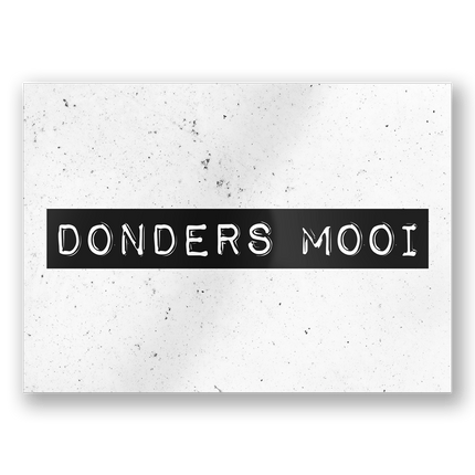 Wenskaart Dondersmooi 15cm van Paper Dreams koop je bij Partywinkel