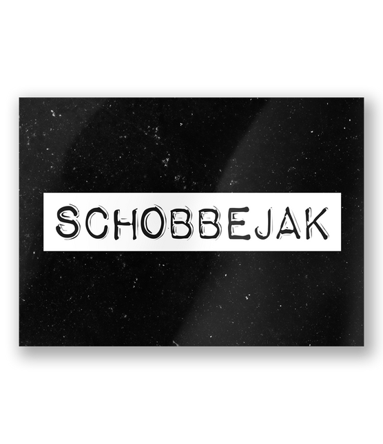 Wenskaart Schobbejak 15cm van Paper Dreams koop je bij Partywinkel