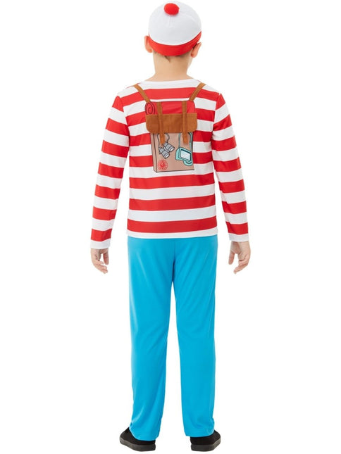 Where's Wally? Deluxe Kinderkostuum van Smiffys koop je bij Partywinkel