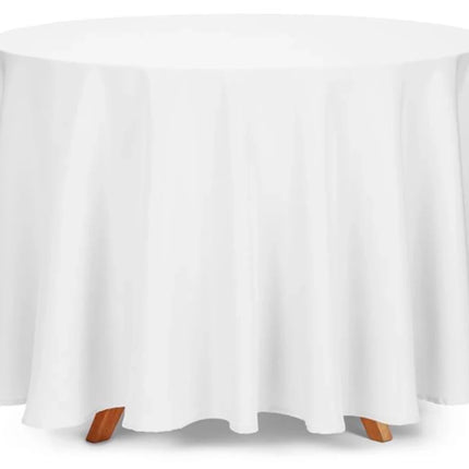 Wit Tafelkleed Rond 3m van Partydeco koop je bij Partywinkel