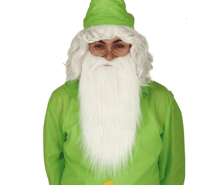 Witte Baard En Snor van Fiestas Guirca koop je bij Partywinkel