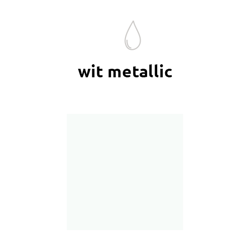 Witte Ballonnen Metallic 25cm 10st van Balloonia koop je bij Partywinkel