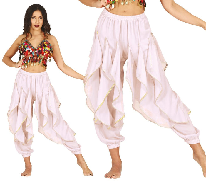 Witte Broek Buikdanseres van Fiestas Guirca koop je bij Partywinkel