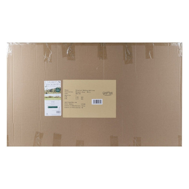 Witte Frame Rond 2m van Ginger Ray koop je bij Partywinkel