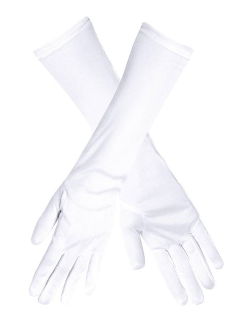 Witte Handschoenen Lang van Boland koop je bij Partywinkel