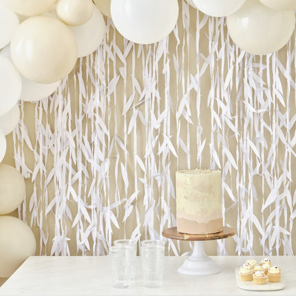 Witte Hangdecoratie Bladeren 1m van Ginger Ray koop je bij Partywinkel