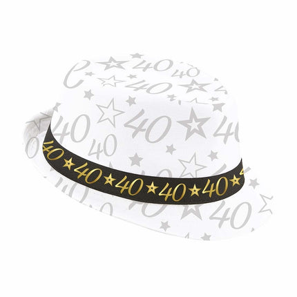 Witte Hoed 40 Jaar van Fiestas Guirca koop je bij Partywinkel