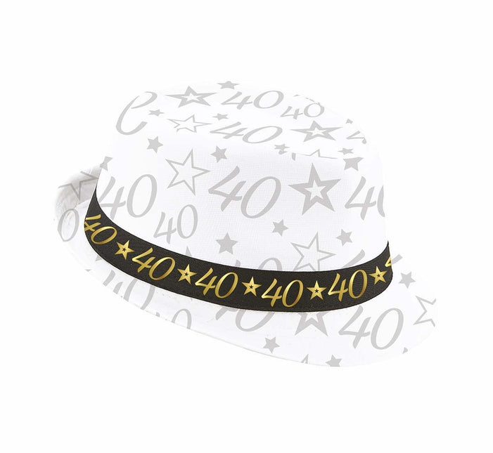 Witte Hoed 40 Jaar van Fiestas Guirca koop je bij Partywinkel