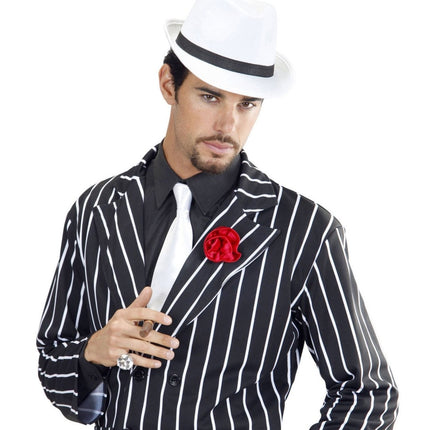 Witte Hoed Met Zwarte Band van Widmann koop je bij Partywinkel