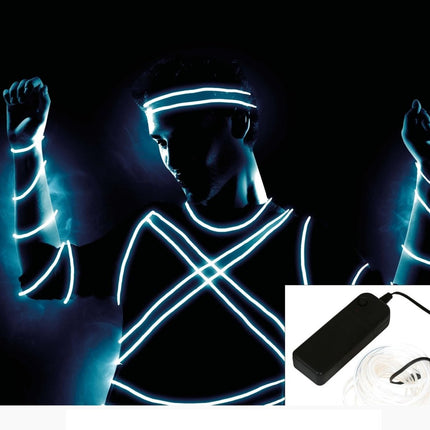 Witte Leddraad 5m van Fiestas Guirca koop je bij Partywinkel