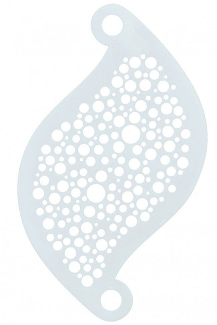 Witte Make Up Sjabloon Rondjes van Superstar koop je bij Partywinkel