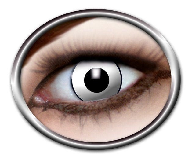 Witte Manson Lenzen 3 Maanden van PartyXclusive koop je bij Partywinkel