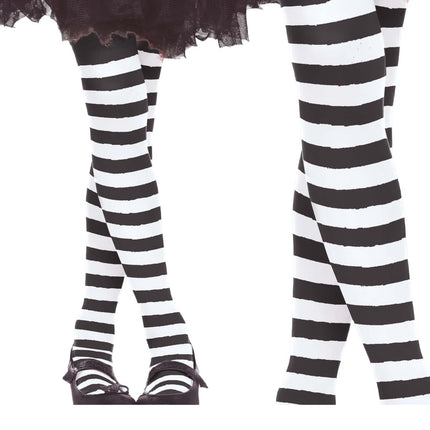 Witte Panty Gestreept Kind van Fiestas Guirca koop je bij Partywinkel