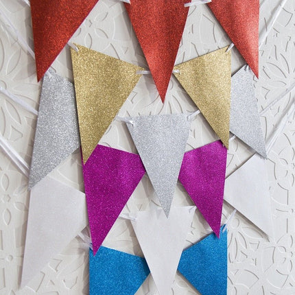 Witte Slingers Glitter 6m van Folat koop je bij Partywinkel