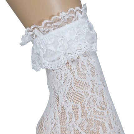 Witte Sokken Kant 2st van Fiestas Guirca koop je bij Partywinkel