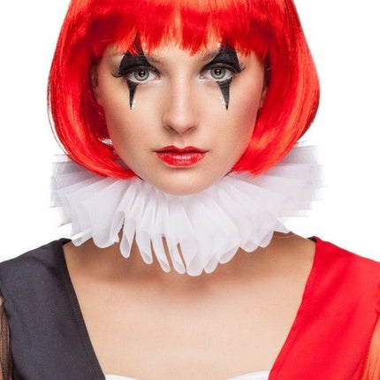 Witte Tulekraag van Orlob koop je bij Partywinkel