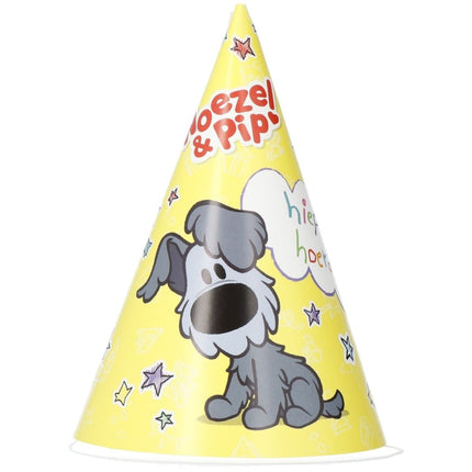Woezel En Pip Feesthoedjes 15,5cm 6st van Folat koop je bij Partywinkel