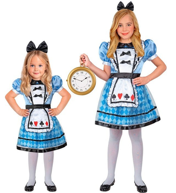 Wonderland Meisje Kostuum Blauw van Widmann koop je bij Partywinkel