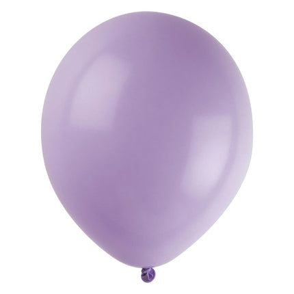 Lavendelfarvede balloner, 30 cm, 50 stk.