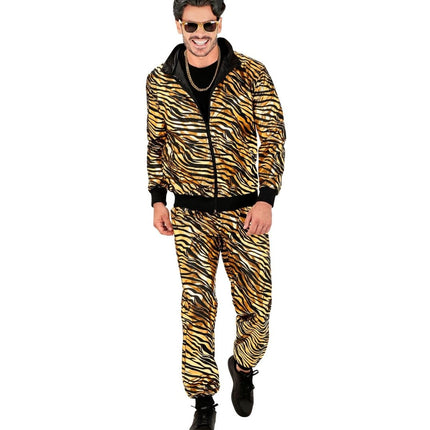 Zebra Trainingspak Fout Goud van Widmann koop je bij Partywinkel