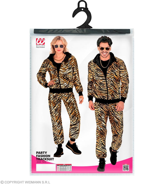 Zebra Trainingspak Fout Goud van Widmann koop je bij Partywinkel