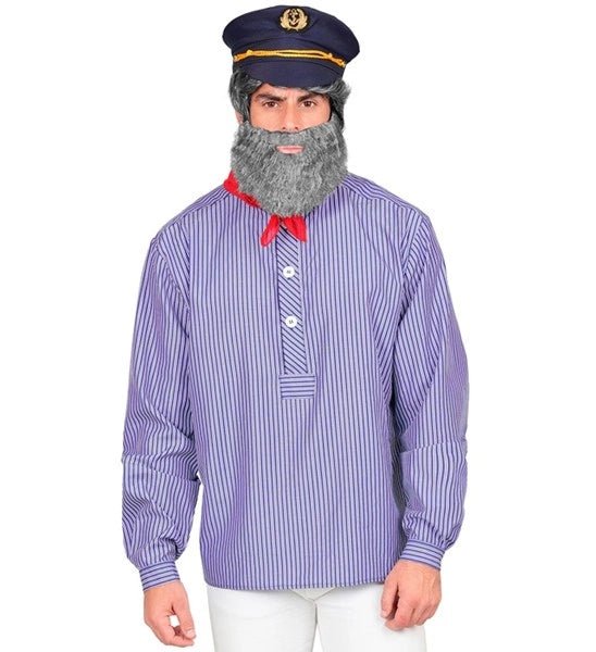 Zeeman Shirt Wit Blauw van Widmann koop je bij Partywinkel