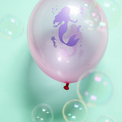 Zeemeermin Ballonnen 33cm 6st van Folat koop je bij Partywinkel