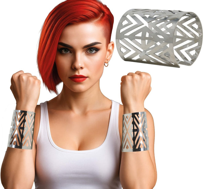 Zilveren Armband 2st van Fiestas Guirca koop je bij Partywinkel