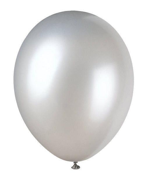 Zilveren Ballonnen 30cm 8st van Unique koop je bij Partywinkel