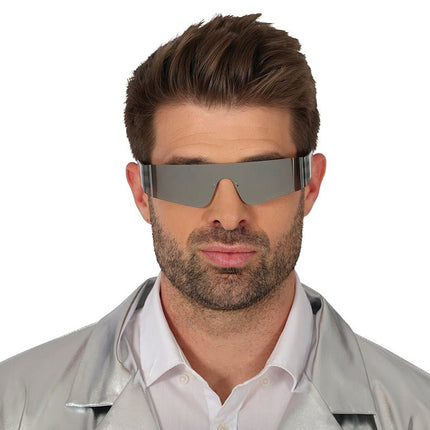 Zilveren Bril Spiegel van Fiestas Guirca koop je bij Partywinkel