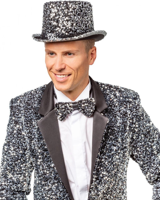 Zilveren Glitterhoed van Orlob koop je bij Partywinkel