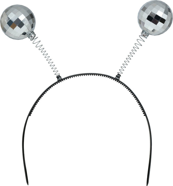 Zilveren Haarband Discobalen van Fiestas Guirca koop je bij Partywinkel