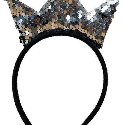Zilveren Haarband Met Kroon van Fiestas Guirca koop je bij Partywinkel