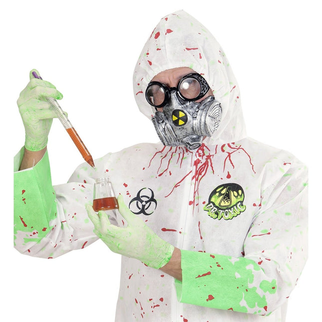 Zilveren Masker Gasmasker van Widmann koop je bij Partywinkel