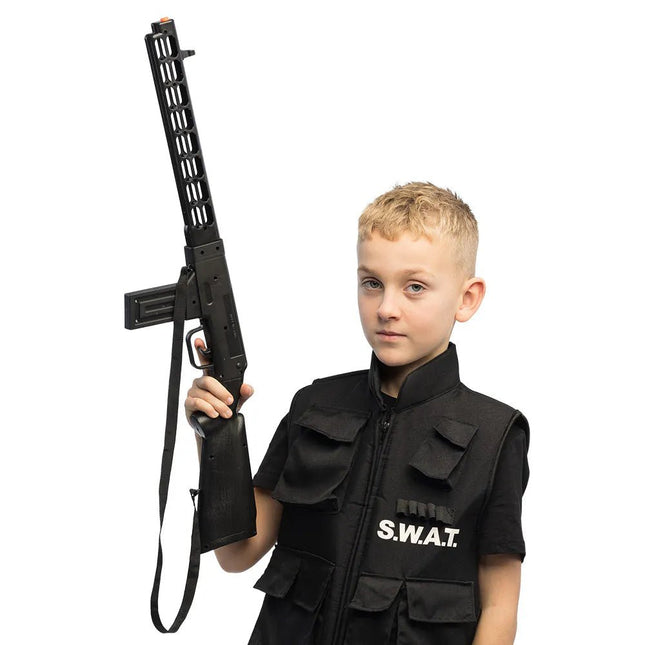 Zilveren Nep Pistool Tactisch van Boland koop je bij Partywinkel