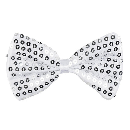 Zilveren Strik Pailletten van Boland koop je bij Partywinkel