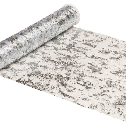 Zilveren Tafelloper Shiny 5m van CHAKS koop je bij Partywinkel