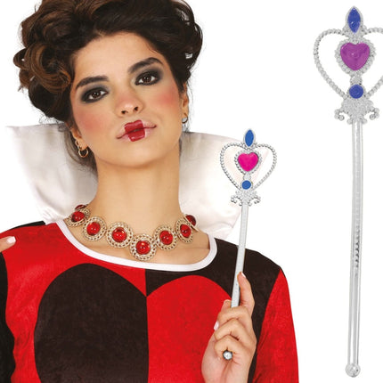 Zilveren Toverstaf 30cm van Fiestas Guirca koop je bij Partywinkel